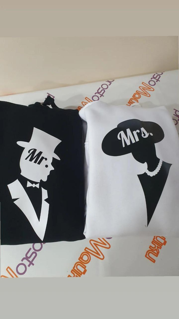 Парные худи Mr  - Mrs (2) реальное фото